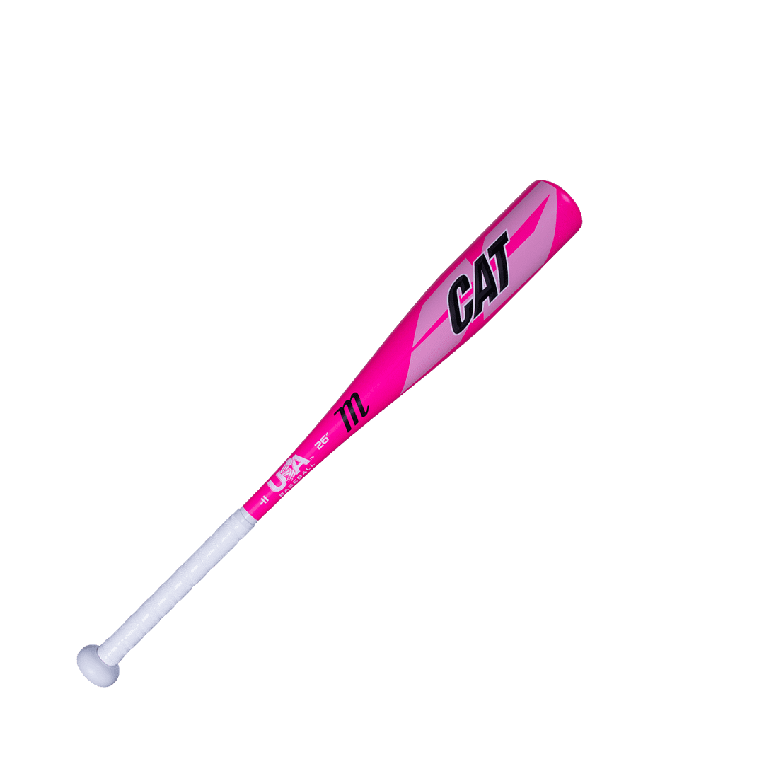 Hello Kitty Pink Tee Ball Bat TB22 (25  15 oz) 2  Barrel New Green Grip  Wrap