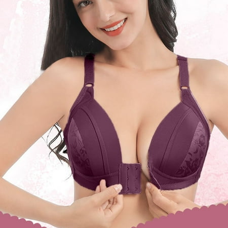 GENGING Bralette for Women Women s Lace Sexy Lingerie Comfortable Breathable Anti-exhaust Printing Non-Wired Bra