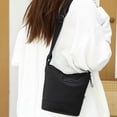 thumbnail image 6 of HUISZJ Nylon Crossbody Bag, Messenger Bag with Adjustable Shoulder Strap, Casual Crossbody Purse for Work Travel Outdoor (Black), 6 of 9