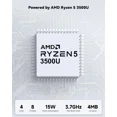 thumbnail image 2 of 15.6" IPS FHD-Laptop, 32GB RAM 1TB SSD AMD Ryzen 5(Beat i5-1135G7, 4 Cores Up to 3.7GHz) Student Computer with 65W Type-C, 2 Years Warranty, Fingerprint, Backlit Keyboard, BT5.2, Solver, 2 of 6