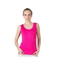 thumbnail image 2 of Defitshape Women's Cotton Top Sleeveless Pajama Top Yoga Summer Tank Sleepwear Fitted Crew Neck Fall Soft Cool Spring Tank Top Rose X-Large, 2 of 2