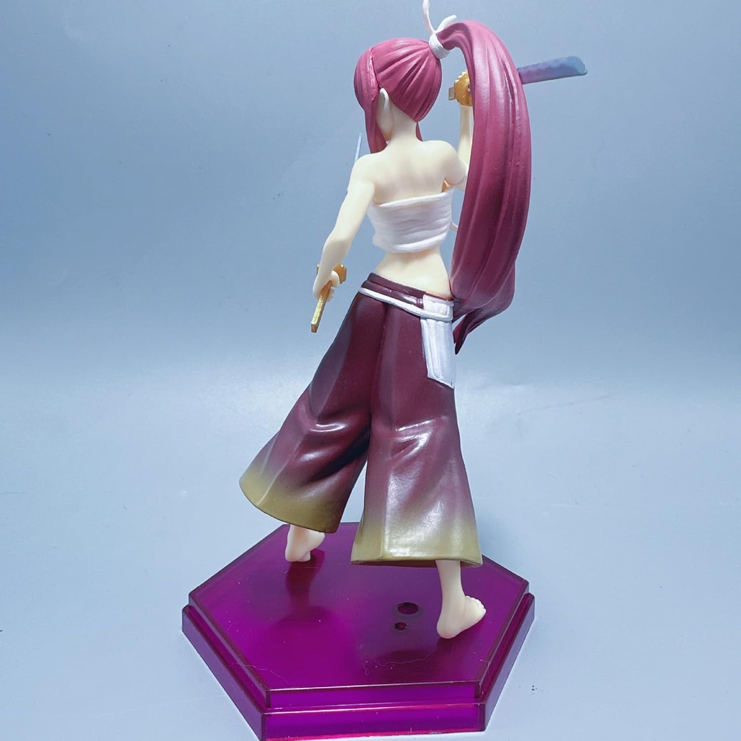 New Erza Figure, Fighting Erza Scarlet Anime Figures 17cm/6.7inch Handmade Cosplay PVC Statues Collectible Souvenirs for Anime Fans Gifts