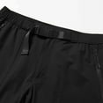 thumbnail image 6 of Stamzod Men Short Fashion Solid Color Summer Elastic Waist Drawstring Shorts Casual Loose Plus Size Athletic Shorts for Men with Pocket Black E XXXXXL, 6 of 6