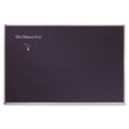 thumbnail image 3 of Quartet Porcelain Black Chalkboard Magnetic 72 x 48 Aluminum Frame - Chalkboards, 3 of 3