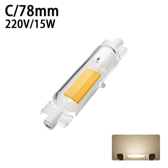 R7S LED Ampoule 78mm 118mm Lampe en Verre Dimmable Remplacer Tube Halogène-15w/30w 2023 au J4Z5