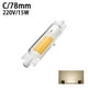 R7S LED Ampoule 78mm 118mm Lampe en Verre Dimmable Remplacer Tube Halogène-15w/30w 2023 au J4Z5 – image 1 sur 9