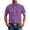 Purple^, variant on Jjayotai George Shirts for Men Button Down, Men's Fashionable Vintage Solid Color Casual Short Sleeve Turndown Collar Shirt with Pocket, Classic Tees for Men