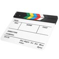 thumbnail image 2 of Film Clapperboard Acrylic Clapstick Director Board Photography Props (Colorful Striped White Board), 2 of 5