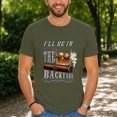 thumbnail image 3 of Jollimate I'll Be in the Backyard T-Shirt, Cigar and Whiskey Graphic Tee, Funny Men's Gift Shirt, 3 of 6