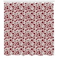 thumbnail image 3 of Ambesonne Peppers Shower Curtain, Various Types of Chilli, 69"Wx84"L, Ruby and Green, 3 of 3