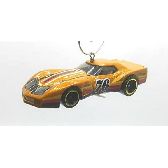 Christmas Ornament for 1976 Greenwood Chevy Corvette Bronze German Stripes