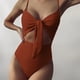 thumbnail image 2 of Conjunto de bikini a la moda para mujer, traje de baño de dos piezas con relleno sólido, ropa de playa OAVQHLG3B Store  lin121212, 2 of 3