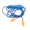 Blue, variant on KLO Earphone Ear Plugs For Work Work Earbuds Hidden In Ear Headphones Isolating Earplugs Noise Suppression Hearing Construction Noisy Places