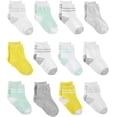 thumbnail image 1 of AmPm Chaussettes Unisexes pour Tout-Petits et Bébés, Lot de 12, 1 of 2
