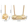 thumbnail image 1 of Wooden Yarn Holder Plum Blossom Wooden Spinning Yarn Holder for Wool Cotton Poly Blend, 1 of 3