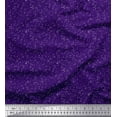 thumbnail image 1 of Soimoi Purple polyester Crepe Fabric Splatter Art Abstract Print Fabric by the Yard 52 Inch Wide, 1 of 1
