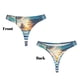 thumbnail image 3 of Balery Ocean View Bedroom Tangas de Algodón para Mujer con Estampado – Ropa Interior Sexy, Transpirable, G-string-Large, 3 of 6