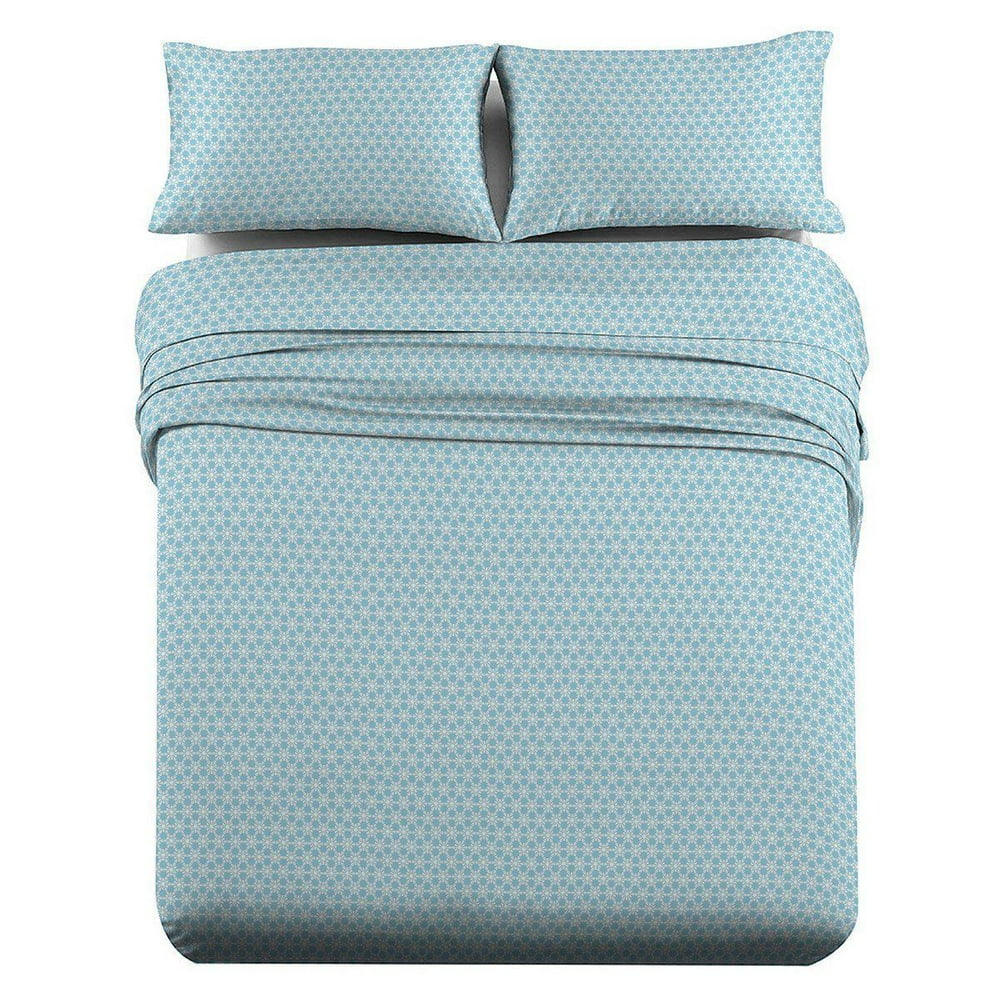 Heavyweight Printed Flannel Sheets 170GSM Queen Snow