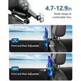 thumbnail image 3 of Car Headrest Backseat Mount,Phone/Tablet Car Holder,360°Rotation,Solid & Steady,Car Trip Essentials,Adjustable Back Seat Tablet Holder,Compatible for All 4"-11" Tablets,iPad,Cellphones, 3 of 7