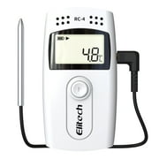 Elitech Temperature Data Logger Recorder with External Temperature Sensor, 5 Pack