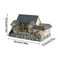 thumbnail image 3 of Ovzne With Light Rural Old House Small Model Desktop Garden Living Room Gift On Clearance, 3 of 8