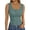 A-Blue, variant on MOSHU Henley Women Tank Tops Ribbed Summer Tops Button Down Sleeveless Shirts