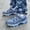 Blue, variant on Liyamei Boys Fashion Leather Sneakers With Print Design Comfortable Casual Running Shoes For Kids Boys Sneakers Size 12