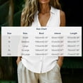 thumbnail image 3 of Olyvenn 2026 Summer Fashion Women's Collared Sleeveless Button Down Linen Vest Casual Loose Fit Pocketed Tank Tops Navy M, 3 of 9
