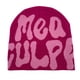 thumbnail image 1 of Gorro de lana de punto Y2K, gorro de jacquard con letras, gorro de hip-hop con letras, gorro de marea, gorro sin visera con letras huecas para hombre y mujer, gorro de punto, 1 of 5