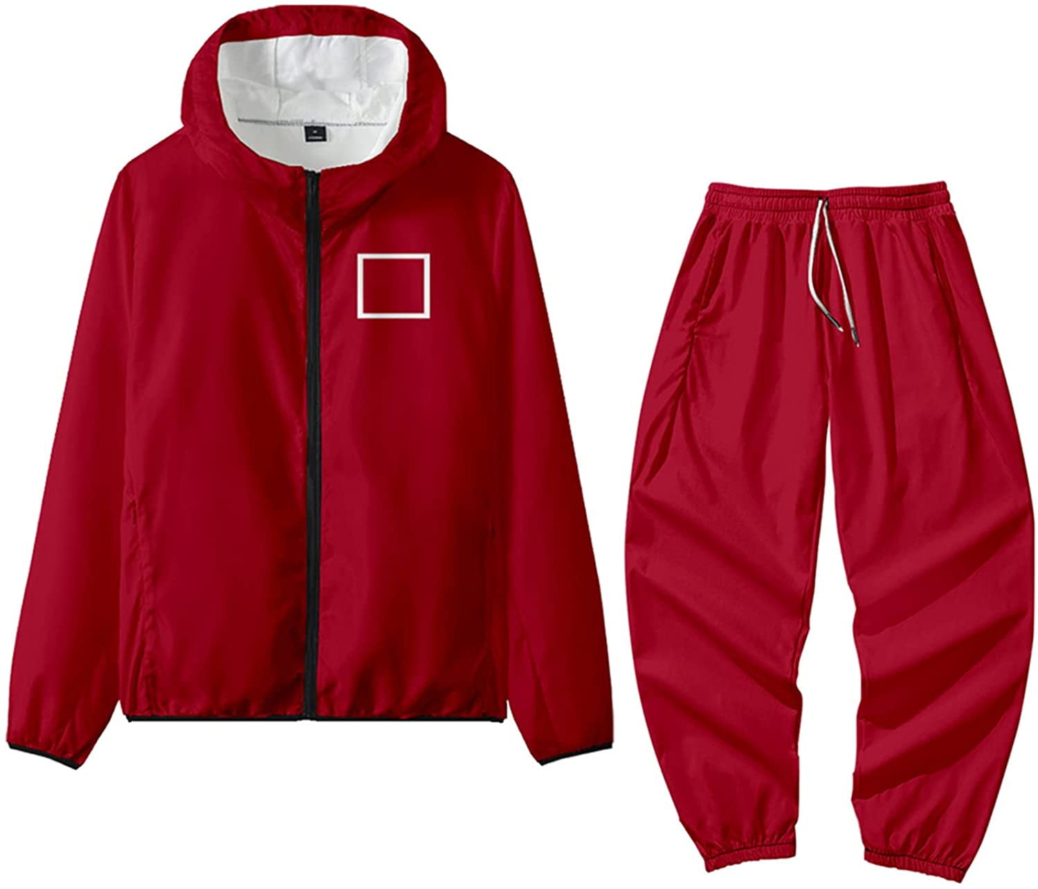 Squid Game Cosplay Costume Merch Tracksuit Zipper Jacket Outfit for