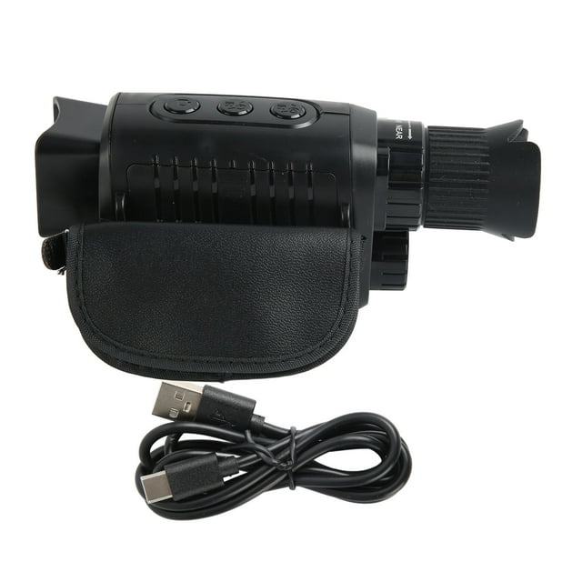 Monocular de visión nocturna 5X HD IP54 impermeable 1,5 pulgadas TFT LCD foto vídeo toma Monocular infrarrojo Digital para caza