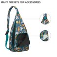thumbnail image 2 of Intergalactic Traveler Chest Bag - Spaceship & Constellation Design, 2 of 4