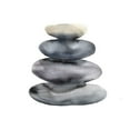 thumbnail image 2 of Watercolor Stacked Rocks Poster Print by Atelier B Art Studio, 2 of 2