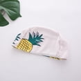 thumbnail image 3 of Kid Boys Chic Animals Printed One-Piece Rash Guard with Sun Hat 2pcs Swimsuit Pool Swimwear Beach Bathing Suit (Pineapple, 7), 3 of 4