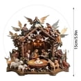 thumbnail image 2 of Clearance Sale Happy Easter Supplies, Easter Statue with Acrylic Desktop Stand Base Home, 2 of 6