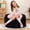 Pink, variant on Hobestluk Bean Bag Chairs 2.5FT Bean Bag Chair with Memory Foam Filled & Stripe Plush Cover Small Bean Bag Chairs for Playroom, Living Room, Bedroom (Pink)
