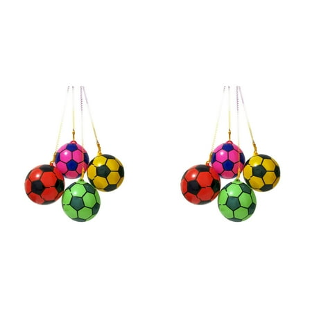 

Random Color Tetherball And Rope Set With Swivel Hook Replacement Tether Soft For Kid Adult And Dog Yard Game Football Party Decoration Party Decoration European Cup Decoration 2PCS Party for Kids