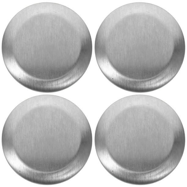 4 tapas para agujeros de fregadero de cocina, tapa de acero inoxidable para grifo de lavabo, tapón de placa para grifo, tapa decorativa sellada
