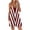 Wine, variant on IROINNID Jumpsuits for Women Summer Casual Shorts Printed Overalls Ruffled Rompers Sleeveless Jumpers