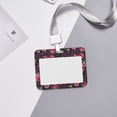 thumbnail image 6 of Kdxio Rose Mix Leopard 2 Card Badge Holder Work Badge Sleeve for Office, School, Factory, ID Credit Cards, Driver Licenses and Passes, 6 of 7