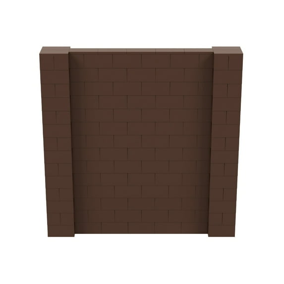 EverBlock 7’ x 7’ Wall Kit | Modular Building Blocks | Wall System for Building, Display & Structures | Room Divider & Partition | Easy to Connect & Reuse | Indoor & Outdoor Use