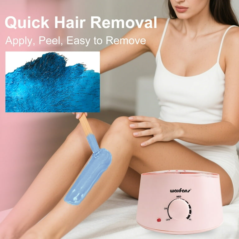 Waxfans Waxing Kit for Sensitive Skin, Full Body Hair Removal, Wax