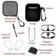 thumbnail image 2 of Funda y kit de accesorios 9 en 1 para Airpods 2 o 1 negro Gadget Collection Mx FKAA2-01, 2 of 8