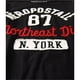 thumbnail image 2 of Camiseta Adornada Aeropostale Hombres NY Northeast Div Negra Mediana, 2 of 2