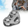 thumbnail image 4 of Polea De Escalada De 25kn, Polea De aleación De Aluminio Polea Doble Para Transportar Apariencia De Escalada En La Tirolina Al Aire, 4 of 7