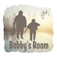 thumbnail image 2 of Personalized Sports Wall Decals for Boys Room - Dad and Son Hunting Boys Bedroom With Easy Installation Instructions Custom Name Sticker - Size: 30 In x 30 In, 2 of 5