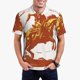 thumbnail image 1 of Fotbe Vintage Cowboy On A Bronco Horse Camiseta Polo de Golf para Hombre con Estampado – Camisa Deportiva Transpirable con Cuello Abotonado-Small, 1 of 6