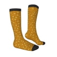 thumbnail image 3 of Haiem Honey Bee Gnomes Socks, Funny Novelty Crazy Design Cotton Socks Sports Socks Knee High Socks For Men, Women,1Pairs - Gift For Working Friends, 3 of 9