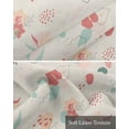 thumbnail image 6 of Boho Floral Botanical Linen Curtain Valance for Bedroom/Bathroom/Kitchen/Office/Living/Dining Room Window,Abstract Modern Minimalist Beige Rod Pocket Topper Decorative Cafe Drapes Panel 60"x18", 6 of 6