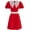 Red, variant on Little Orphan Annie Red Dress Musical theater Dress Adult Halloween Outfit for Women